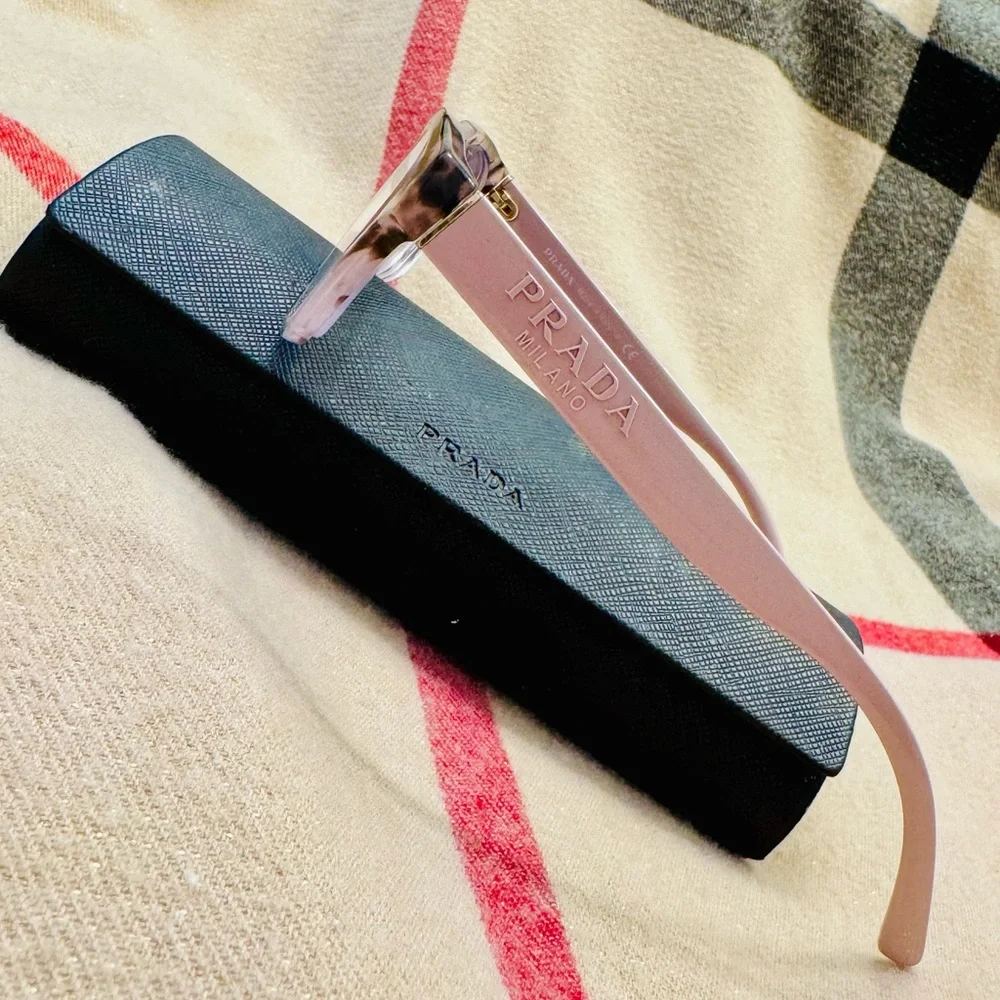 Prada Tortoise and Pink Women's Glasses - Picture 2 of 4